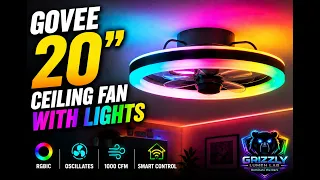 Govee 20 Ceiling Fan With Lights Small Fan BIG Performance