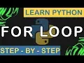 For Loop in Python - Python Step By Step