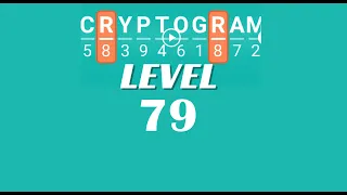 Cryptogram Level 79 Answers Go Answer