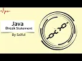 Break Statement in Java Java Bangla Tutorial