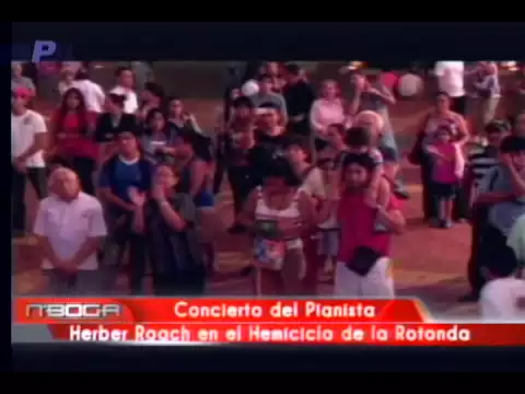 Concierto del pianista Herber Roach en el hemiciclo de la Rotonda