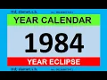 calendar year 1984