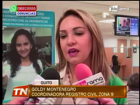 Horarios extendidos en el registro civil para entregar cédulas