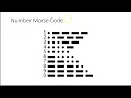 Morse Code With Numbers