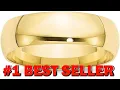 Roy Rose Jewelry 10K Yellow Gold 8mm Comfort Fit Wedding Band Ring - B01KZA9TC4