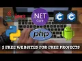 5 Websites To Get Free Projects with Free Project Report Blackbook PHP Java Python NET C etc
