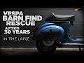 Lagu Vespa barn find makeover Time Lapse Complete restoration and repair.