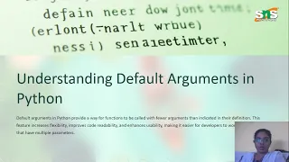 Lecture Series - Default Arguments