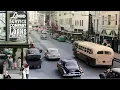 Texas 1940s in color San Antonio 60fps Remastered design added
