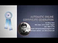 Automatic Online Certificate Generation