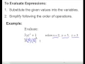 Evaluating Expressions