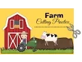 Farm Cutting Worksheets for Kids
