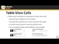 Chapter 9 Table Views Understanding C Using iOS Table Views