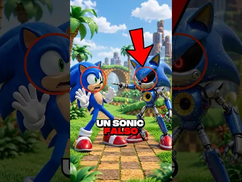 ¿Sabías que existe un falso Sonic que intentó incriminar al verdadero? 😱
