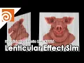 Houdini Algorithmic Live - Lenticular Effect Simulation