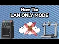 How to Enable LAN-Only Mode on Bambu P1 A1 Printers Avoiding Bambulab s Cloud