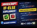 JavaScript If-Else Explained Check Voting Eligibility Beginner Tutorial