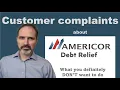 What customers don t like about Americor Debt Relief