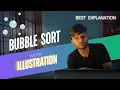 Bubble Sort Easiest Explanation with Illustration Python