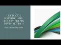 Leetcode solving 1018 Binary Prefix Divisible By 5