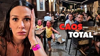 ¡NO PODEMOS NI TERMINAR DE CENAR! 😱 | Vlog Benidorm con las niñas