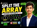 Title Split the Array LeetCode C Easy Explanation