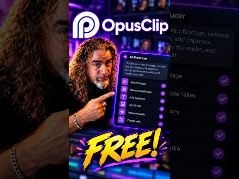 No AI Slop, Just All YOU 👉 Meet OpusClip's AI Producer!