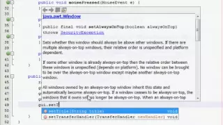 Java GUI Tutorial 17 Random color panel