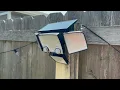 LYWALT 3000LM 423 LED Motion Sensor Outdoor Solar Lights - 1 Minute Review