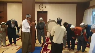 حلقه ذکر و مناجات معنوی مریدان طریقت حقیقی حسامی خانقاه حضرت شیخ احمد نور الدین حسامی قدس سره 