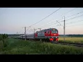 Download Lagu Russische spoorwegen: een passagierstrein op een goederenspoorlijn