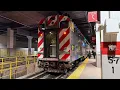 Metra Train Cab Car Ride On The MD Holiday Train On MDW Train From Big Timber To CUS 25