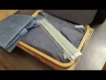 Collapsible 100L Laundry Hamper with Lid Setup and Demo