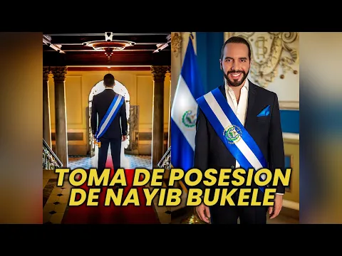 Download MP3 Toma de posesión de Nayib Bukele transmisión oficial.