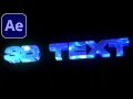 How to Make 3D TEXT in After Effects NO PLUGINS