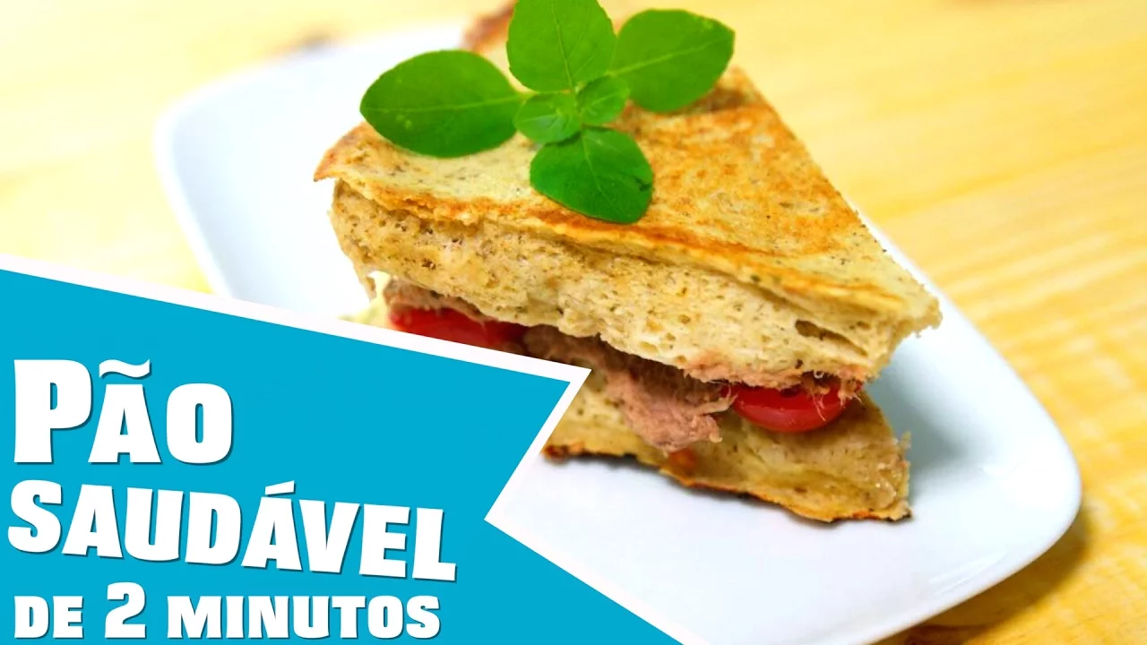 PÃO SAUDÁVEL DE 2 MINUTOS GORDICESSAUDÁVEIS #17