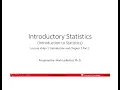 IntroStats 1 1 - Introduction and Overview of Statistics