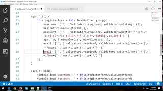 Angular 2 Form Builder and Validation