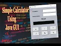 A Simple Calculator Using Java GUI AWT API