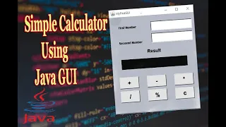 A Simple Calculator Using Java GUI AWT API