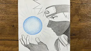 How to Draw Kakashi Using Rasengan Easy Step-by-Step Anime Tutorial