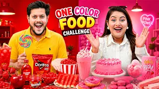 ২৪ ঘণ্টা শুধু এক রঙের খাবার খাওয়ার প্রতিযোগিতা 😱 | One Color Food Challenge | Rakib Hossain