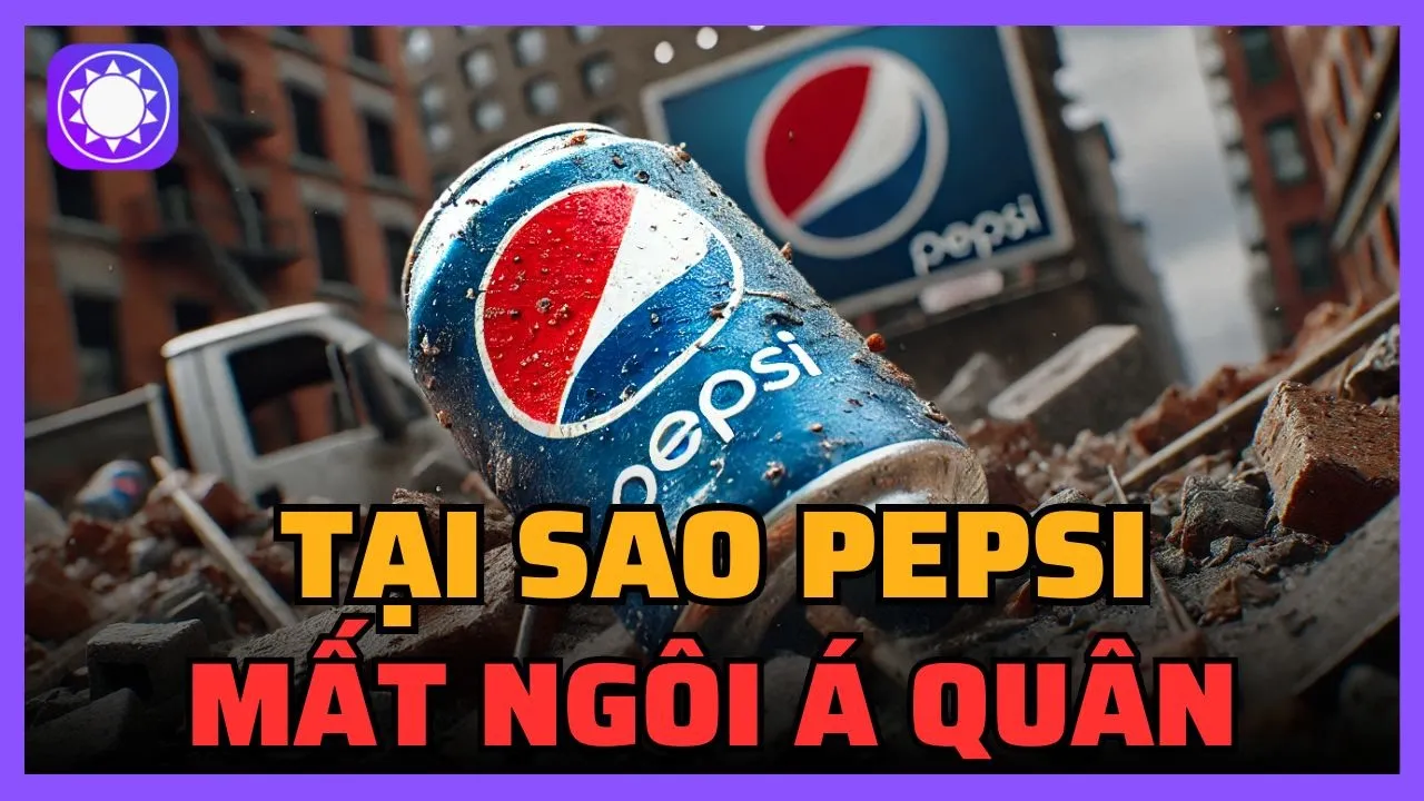 Outline Video Tại sao Pepsi bị soán ngôi á quân?