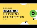Express JS Tutorial - JWT Token Authentication