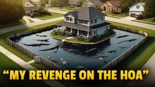 HOA Banned My Pool, So I Built a Moat With Alligators Around My House!
