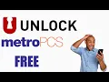 How do I unlock my phone from the MetroPCS Network