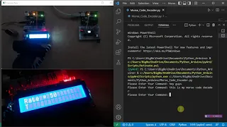 Python To Arduino Morse Code Decoder