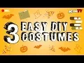 3 Last Minute Costume Ideas DIY Halloween Book Week K-Zone TV