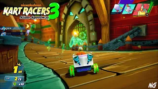 Nickelodeon Kart Racers 3 - Slime Speedway Turbo Edition Aang Insane Gameplay