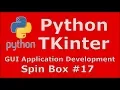 17 Python Tkinter Spinbox